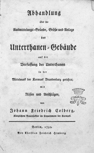 Lot 210, Auction  126, Colberg, Johann Friedrich, Abhandlung über die Ausmittelungs-Gründe