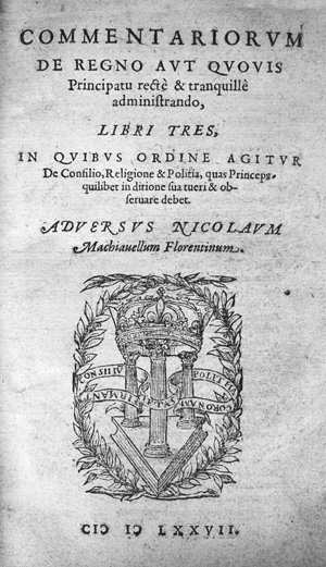 Lot 1137, Auction  126, Gentillet, Innocent, Commentariorum de regno libri tres