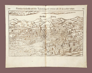 Lot 1166, Auction  126, Münster, Sebastian, Florence tres noble cite des Tuscans