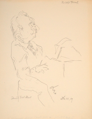 Lot 3073, Auction  126, Dolbin, Benedikt Fred, Portait von Rudolf Friml