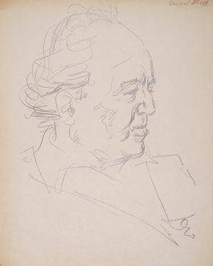 Lot 3075, Auction  126, Dolbin, Benedikt Fred, Portrait von David Diamond