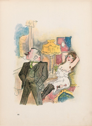 Lot 3142, Auction  126, Grosz, George, Ecce Homo. Sechzehn Aquarelle. Berlin, Malik, 1923