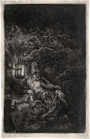 Lot 5194, Auction  126, Rembrandt Harmensz. van Rijn, Die Ruhe auf der Flucht, Nachtstück