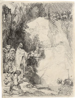Lot 5196, Auction  126, Rembrandt Harmensz. van Rijn, Die kleine Auferweckung des Lazarus
