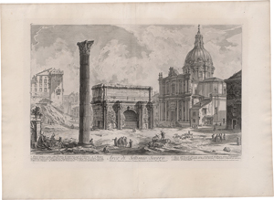 Lot 5322, Auction  126, Piranesi, Giovanni Battista, Arco di Settimo Severo