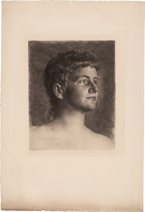 Lot 5413, Auction  126, Stauffer-Bern, Karl, Sophie Stauffer, die Schwester des Künstlers