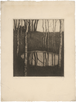 Lot 5429, Auction  126, Henneberg, Hugo, Waldteich