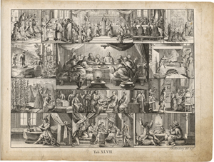 Lot 5525, Auction  126, Chodowiecki, Daniel Nikolaus - nach, Illustrationen zu Johann Siegmund Stoys Bilder-Akademie für die Jugend.