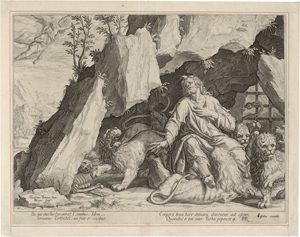 Lot 5555, Auction  126, Gheyn II, Jacques de, Daniel in der Löwengrube
