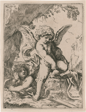 Lot 5618, Auction  126, Loli, Lorenzo, Amor zerbricht seinen Bogen