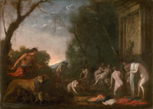 Lot 6018, Auction  126, Schönfeld, Johann Heinrich, Diana und Aktäon