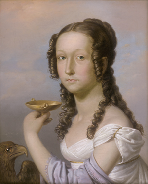 Lot 6051, Auction  126, Lieder, Friedrich Johann Gottlieb, Bildnis der Johanna Schubert als Hebe