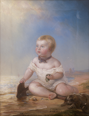 Lot 6055, Auction  126, Gudin, Théodore, Die Tochter des Künstlers Elisabeth am Strand