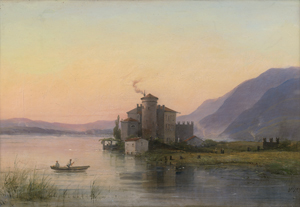 Lot 6114, Auction  126, Petersen, Vilhelm Peter Carl, Castel Toblino am Tobliner See bei Trient
