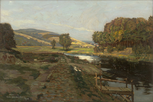 Los 6156 - Kampf, Eugen - Flandrische Dorfstraße im Herbst - 1 - thumb