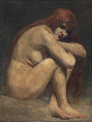 Lot 6187, Auction  126, Paczka, Ferenc, Sinnender Frauenakt