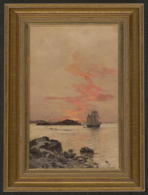 Los 6199 - Moras, Walter - Abendstimmung an der norwegischen Küste - 1 - thumb