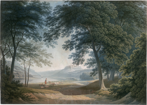 Los 6631 - Hammer, Christian Gottlob - Das Elbtal mit Blick auf die Königsnase in der Sächsischen Schweiz - 0 - thumb