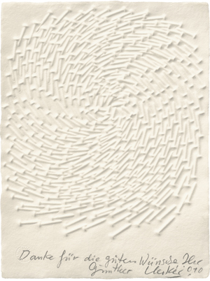 Lot 7193, Auction  126, Uecker, Günther, Ohne Titel