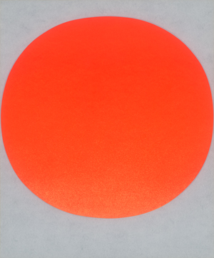 Lot 7198, Auction  126, Geiger, Rupprecht, orange-roter Kreis auf silber