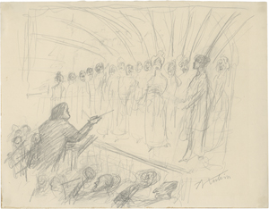 Lot 8155, Auction  126, Kubin, Alfred, Das Sängerkonzert