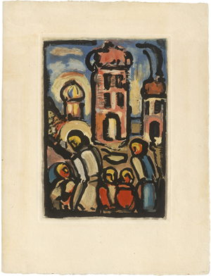 Lot 8248, Auction  126, Rouault, Georges, Christ et Pauvres