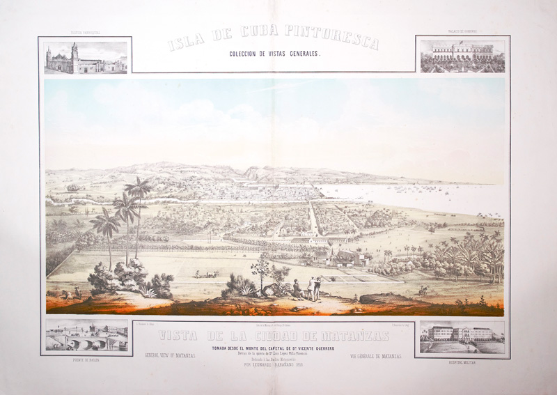 Lot 24, Auction  126, Baranano, Leonardo, Isla de Cuba Pintoresca. Colección de vistas generales