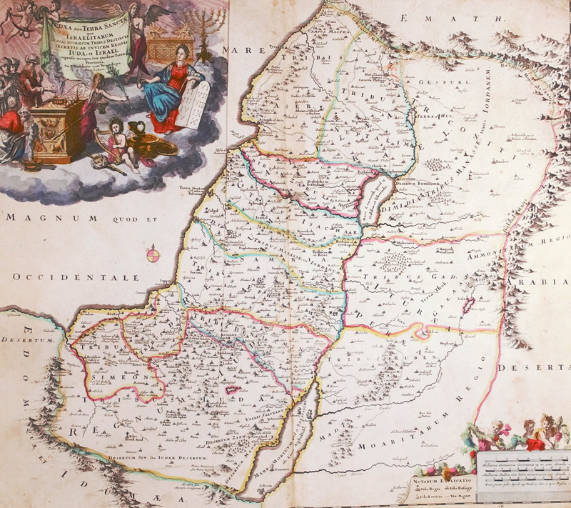 Lot 43, Auction  126, Danckerts, Justus, Iudea sive terra sancta quae Israelitarum