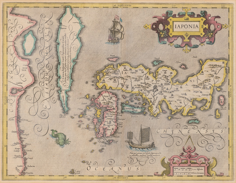 Lot 53, Auction  126, Mercator, Gerhard, Japonia. Kupferkarte. Um 1611
