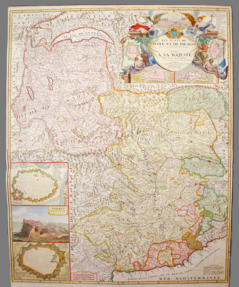 Lot 133, Auction  126, Nolin, Jean-Baptiste, Les États de Savoie et du Piémont