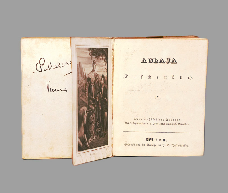 Lot 2631, Auction  126, Mascagni, Pietro, Signatur mit Datum auf dem Vorsatz eines Almanachs. 1901
