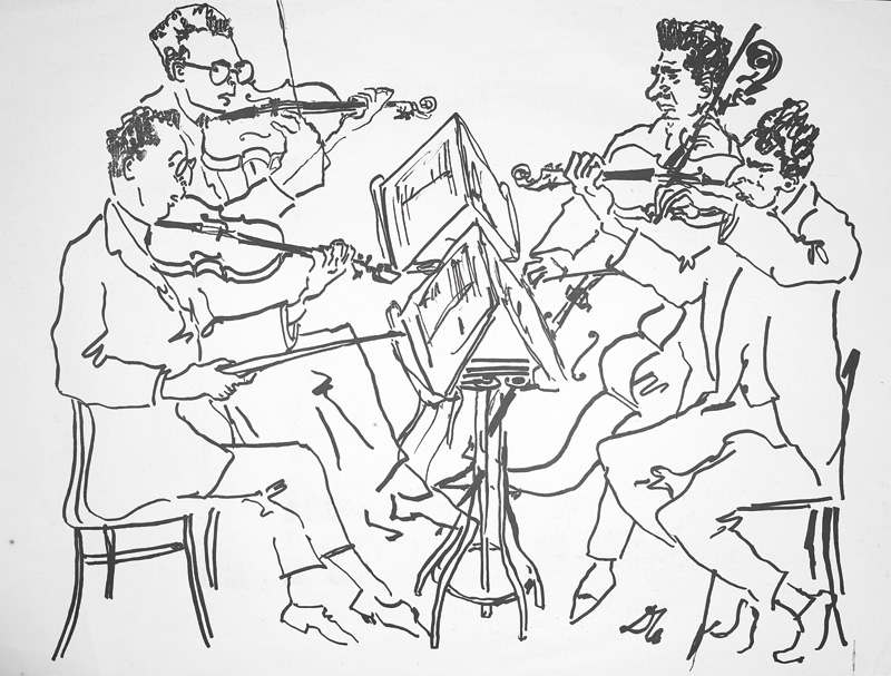 Lot 3062, Auction  126, Dolbin, Benedikt Fred, Wiener Steichquartett