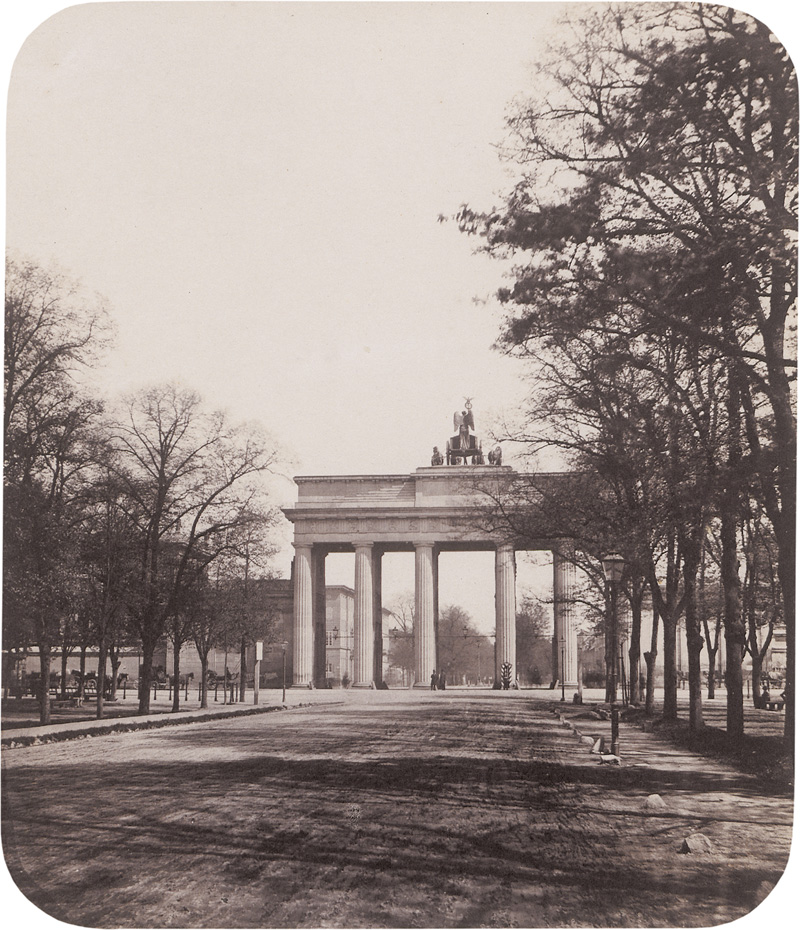 Lot 4003, Auction  126, Ahrendts, Leopold, Charlottenburger Chaussee with view of Brandenburg Gate towards Unter den Linden, Berlin