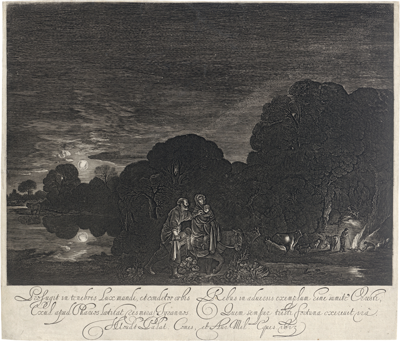 Lot 5129, Auction  126, Goudt, Hendrik, Die Flucht nach Ägypten