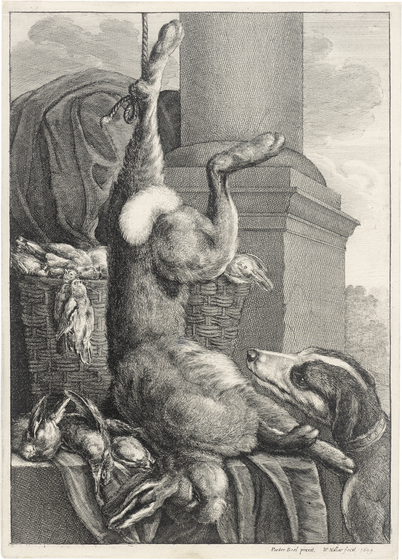 Lot 5140, Auction  126, Hollar, Wenzel, Der tote Hase