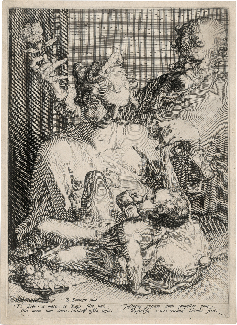 Lot 5153, Auction  126, Jode II, Pieter de, Die hl. Familie mit der Rose