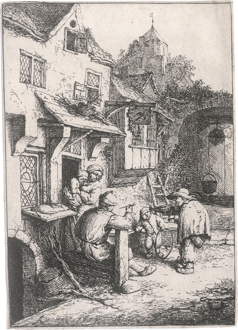 Lot 5184, Auction  126, Ostade, Adriaen van, Der bucklige Geiger