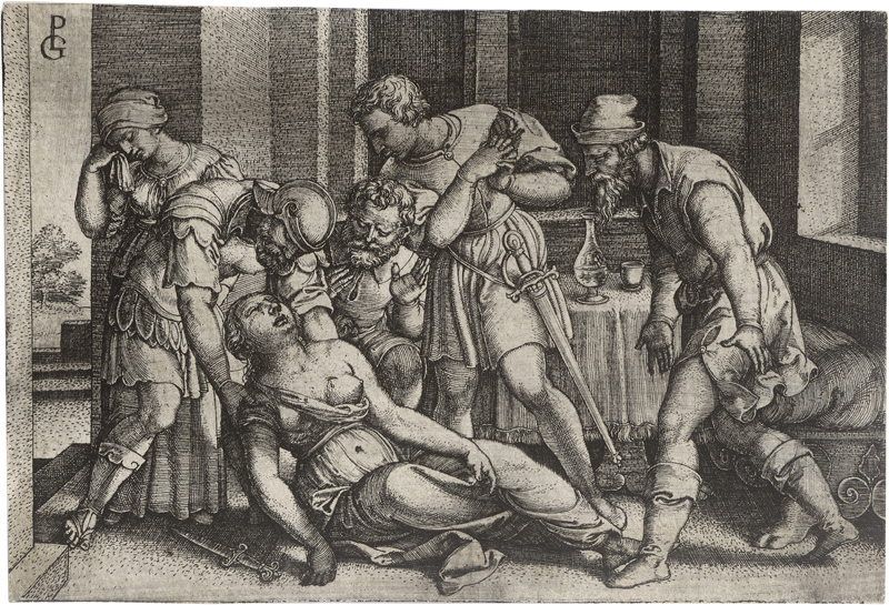 Lot 5188, Auction  126, Pencz, Georg, Vier Szenen aus der frühen römischen Geschichte