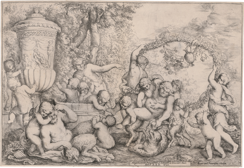 Lot 5190, Auction  126, Podestà, Giovanni Andrea, Zwei Bachanale