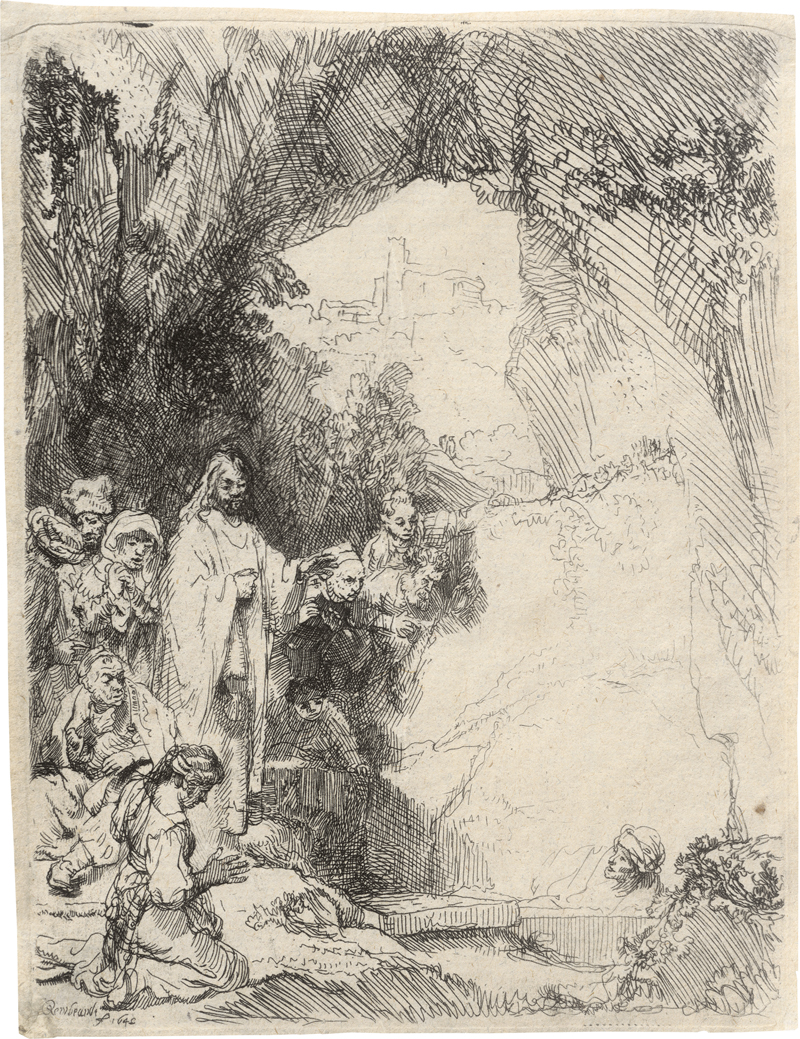 Lot 5196, Auction  126, Rembrandt Harmensz. van Rijn, Die kleine Auferweckung des Lazarus