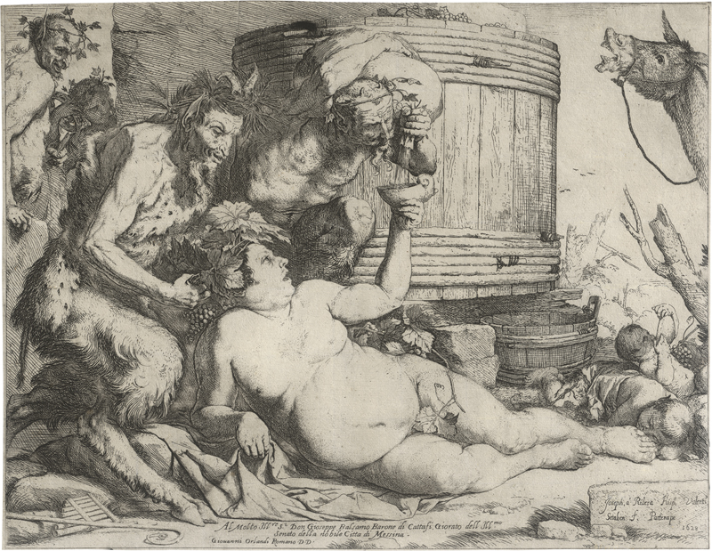 Lot 5212, Auction 126, Ribera, Jusepe de, Der trunkene Silen