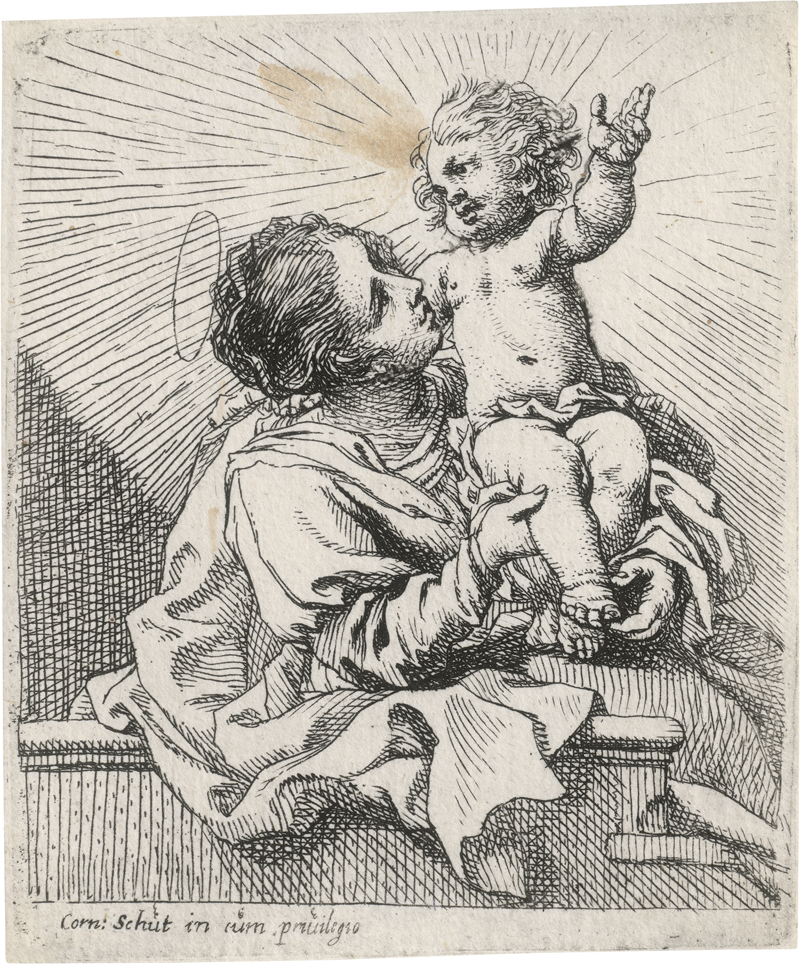 Lot 5234, Auction  126, Schut, Cornelis, Die Jungfrau mit dem Kind