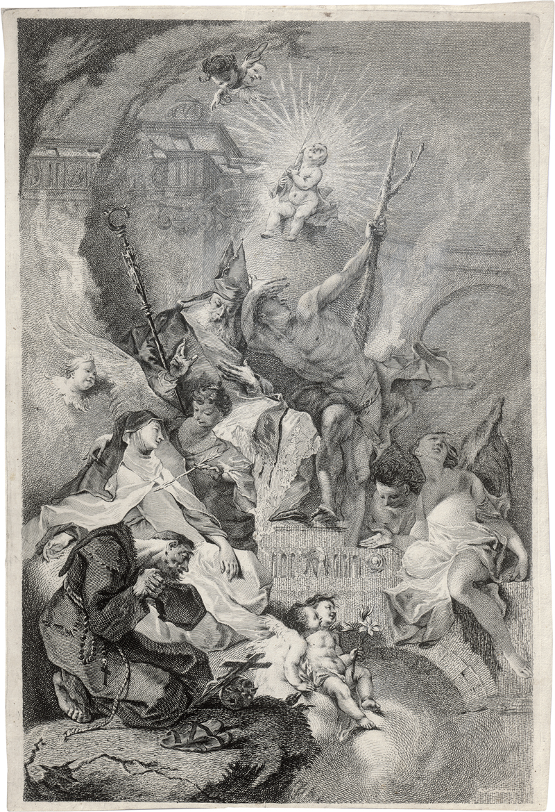 Lot 5306, Auction 126, Maulbertsch, Franz Anton - nach, "Maximus in Sanctis est..."