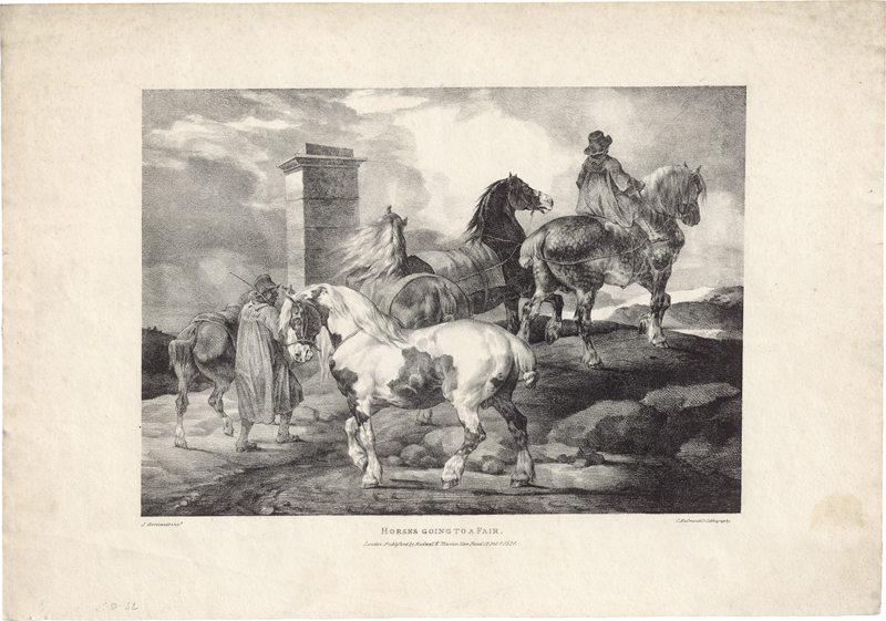 Lot 5363, Auction 126, Géricault, Théodore - nach, Horses going to a fair