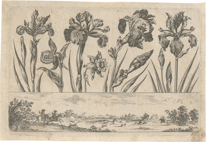 Lot 5527, Auction  126, Cochin, Nicolas, Blumen und Landschaften