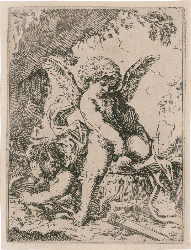 Lot 5618, Auction  126, Loli, Lorenzo, Amor zerbricht seinen Bogen