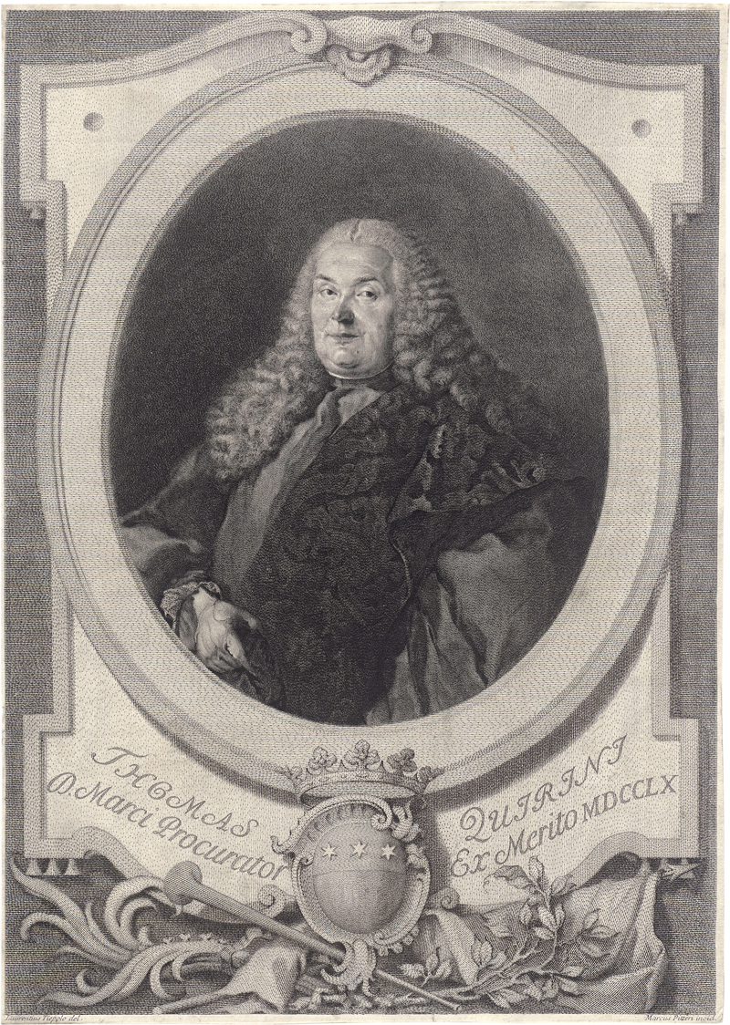 Lot 5659, Auction  126, Pitteri, Marco Alvise, Bildnis Thomas Quirinis