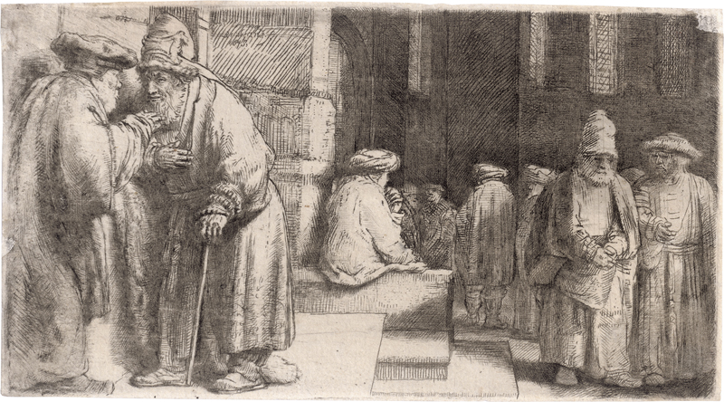 Lot 5674, Auction  126, Rembrandt Harmensz. van Rijn, Juden in der Synagoge