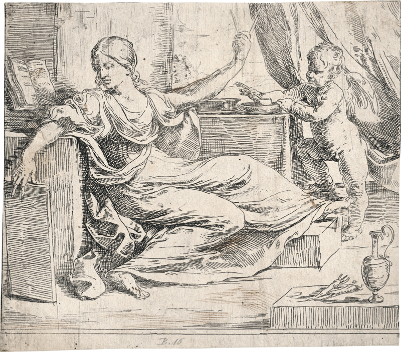 Lot 5683, Auction  126, Reni, Guido, Die Allegorie der Gelehrsamkeit