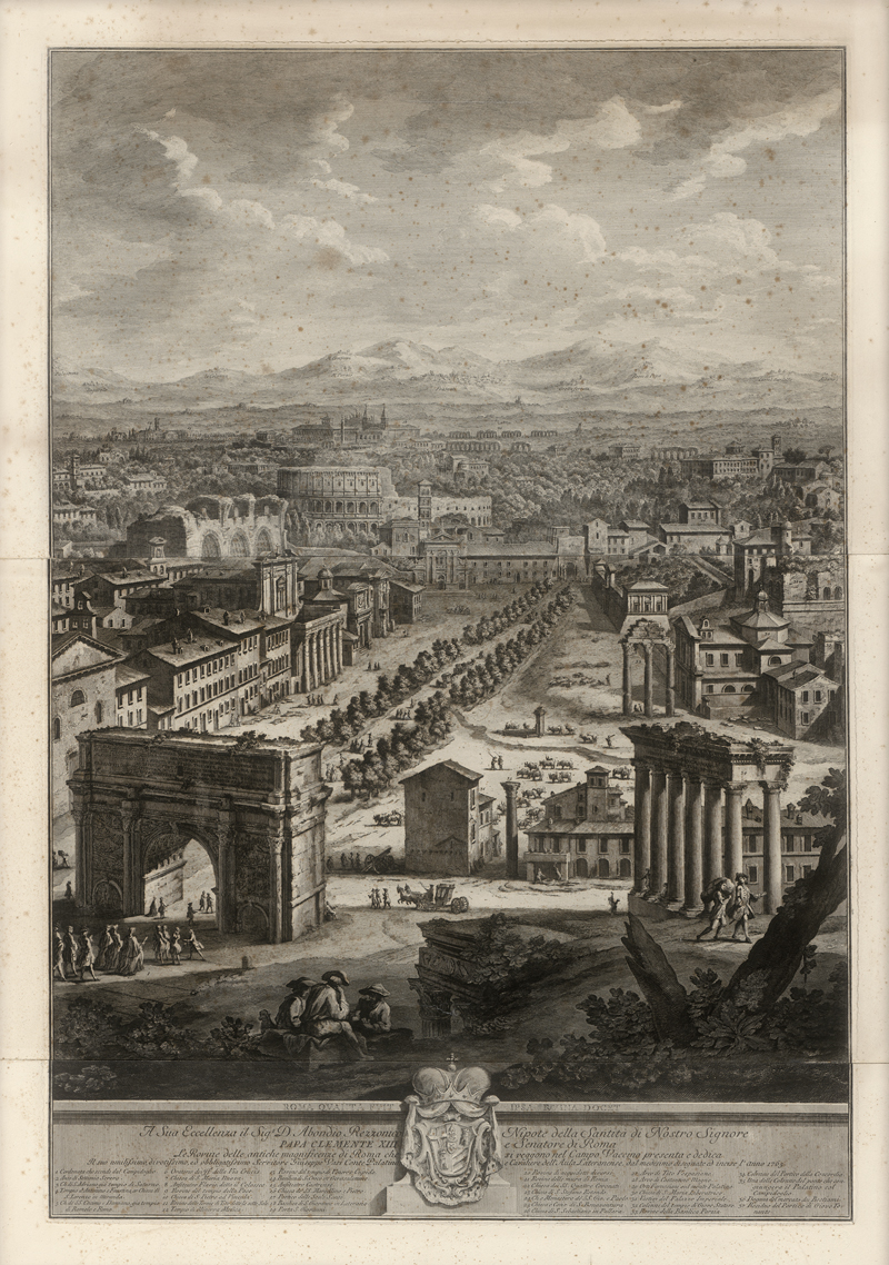 Lot 5704, Auction 126, Vasi, Giuseppe, Blick auf das Forum Romanum